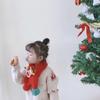 Outdoor Scarf Autumn Winter Windproof Apparel Accessories Cartoon Scarf Christmas Scarf Kids Scarf
