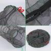 Crab Crayfish Lobster Catcher Pot Trap Fishing Net Eel Prawn Shrimp Live Bait Eel Crab Lobster Minnows Crawfish Net 2 size