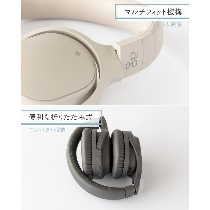 ag WHP01K Wireless Headphones Bluetooth Noise Cancelling with Mic (Cream)