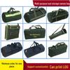 Large Capacity Wear-Resistant Canvas Tool Bag for Electricians and Woodworkers with Multi-Function Storage