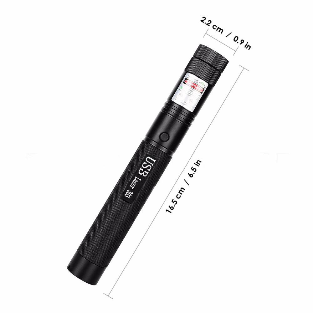 Multi-Color Starry Sky USB Laser Flashlight