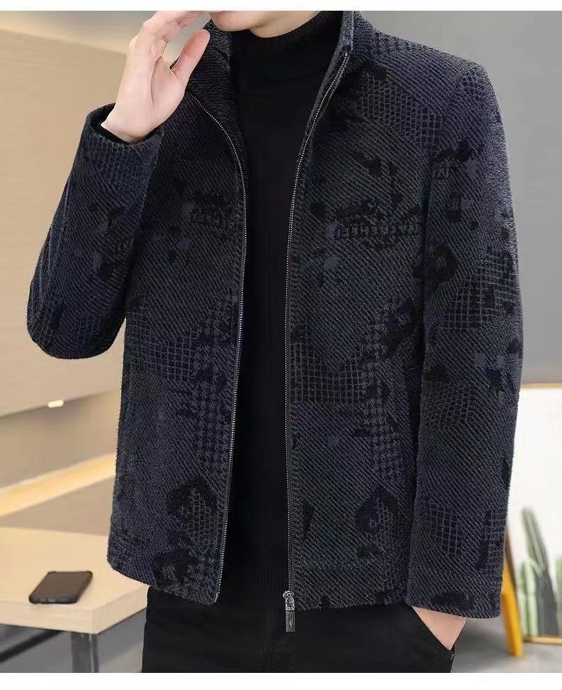 2025 Men's Thickened Woolen Autumn/Winter Casual Jacket Coat