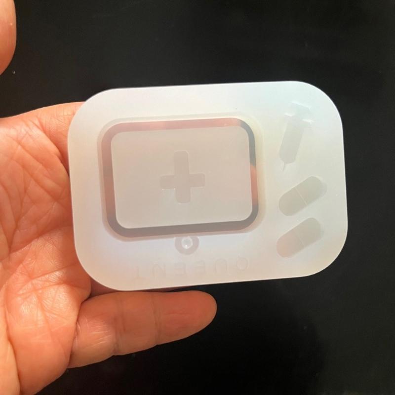 Quicksand Keychain Resin Molds Bear Rabbit Shaker Silicone Mold Unique Jewelry Making DIY Keychain Necklace Pendant Mold