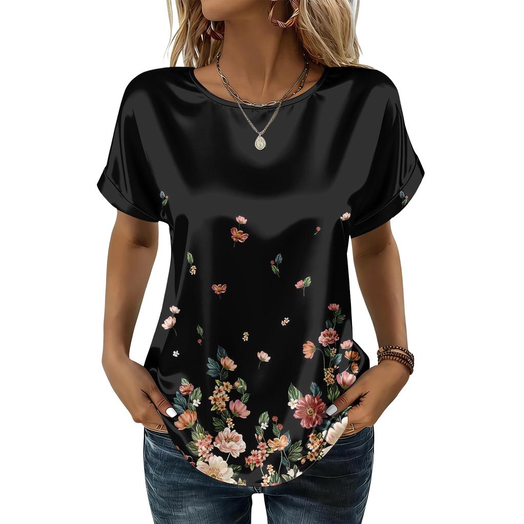 Women's Fashionable Casual Vintage Printed Top