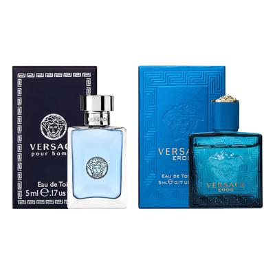 Sample Set of Two Pieces 7853620 Q1-men's Perfume 5ml + Eros Men's Perfume 5ml