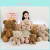 Teddy Bear Plush Toy For Girls Birthday Gift With Soft Pp Cotton Filling