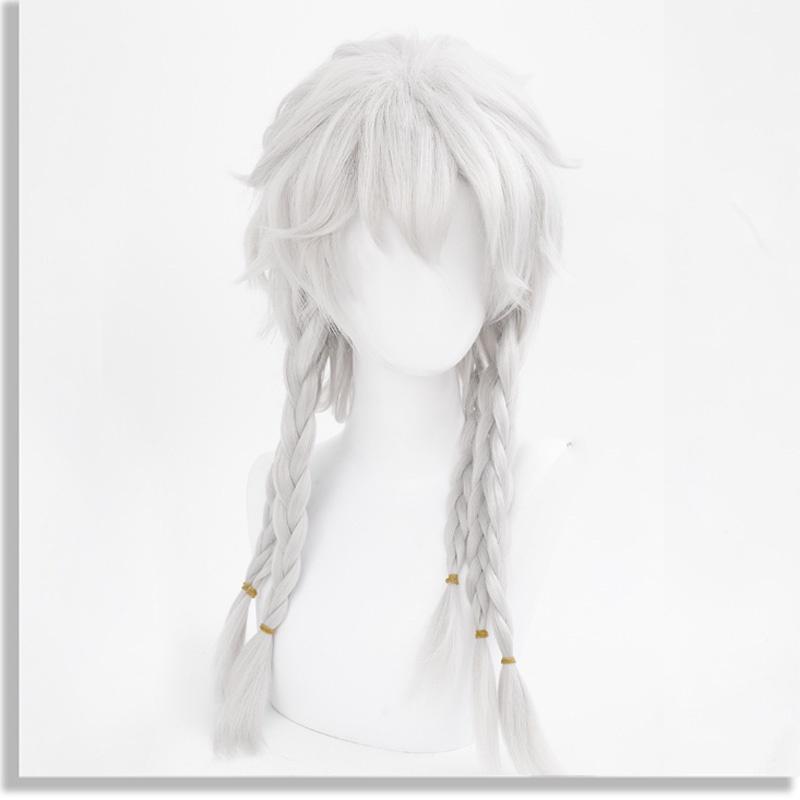 High-quality Mechanized White Wig For Cosplay And Gaming Ideal For Identity V Lovers