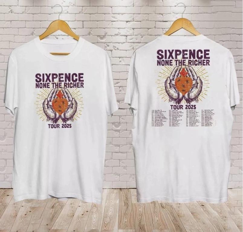 Sixpence None The Richer Tour 2025 Double Sided Unisex Tshirt Unisex T-Shirt XL