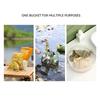 2Pcs Portable Foldable Water Bucket Bag PVC Water Basin with Handle For Fishing Outdoor Camping Vegetable Fruit Washing Bucket