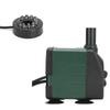 Fish Tank Submersible Water Pump with Colorful LED Light Aquarium Silent Fountain PumpGreen EU Plug
