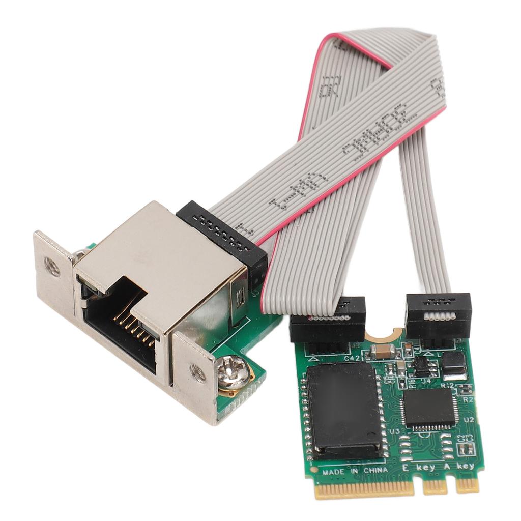 M.2 Network Card 2.5G 1000 100Mbps Ethernet Adapter RJ45 Port Gigabit Network Card for Desktop Server Workstation
