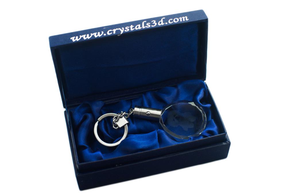 Bichon Frise, Bichon Tenerife, Bichon a Poil Frise - Pendant with a Photo of a Dog, Crystal Key Ring In a Gift Box, a Unique Gift by Art-Dog