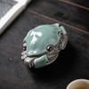 Creative Cute Crab Tea Pet Cracked Glaze Small Crab Statue Little Crab Tea Play  Tea Table