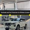 Nissan Patrol Y62 Sonnenschutz Aluminium Doppelstangen Sichtschutzvorhänge