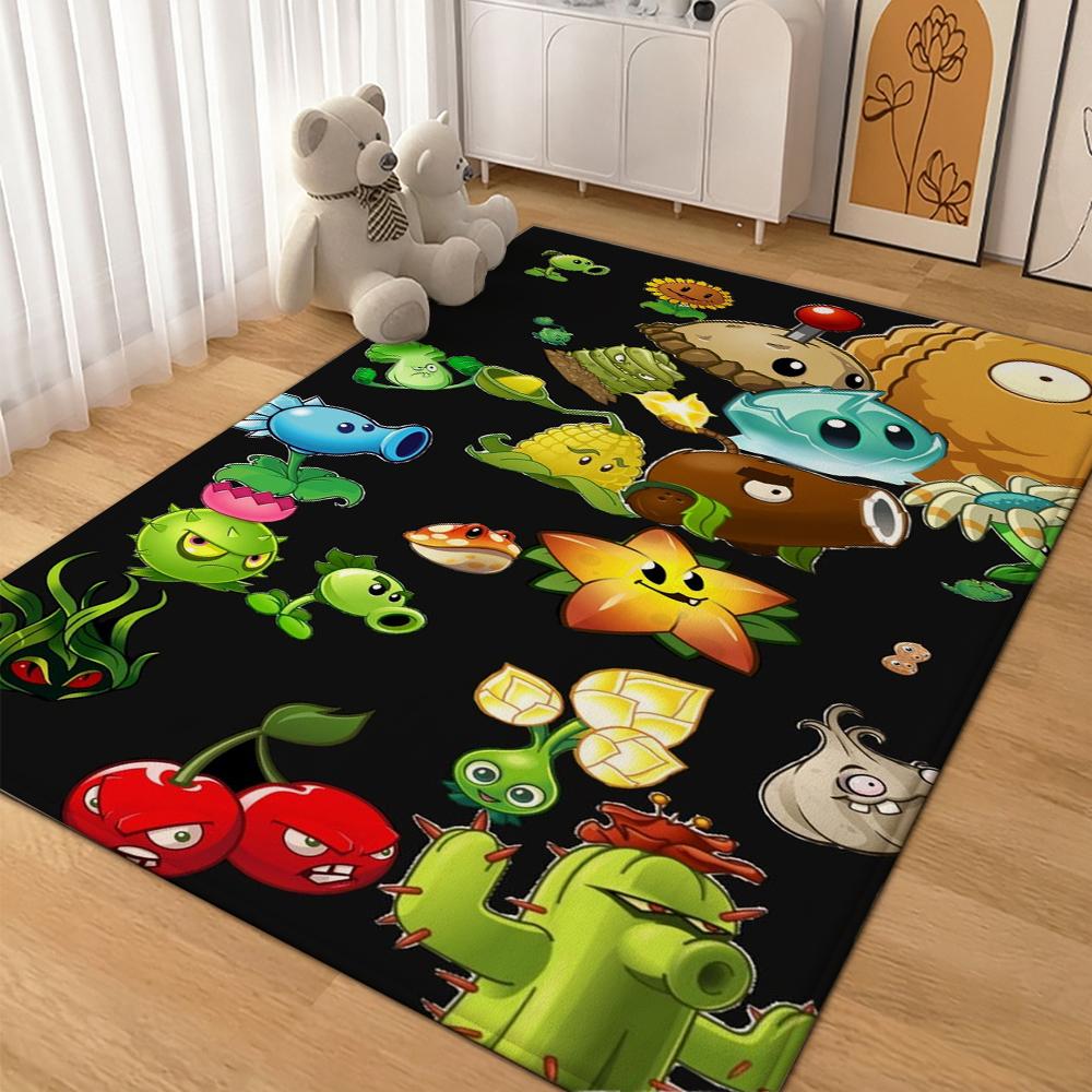 Plants Vs Zombies Carpet Living Room And Bedroom Mats Floor Mats Doormat Office Chair Cushion Room
