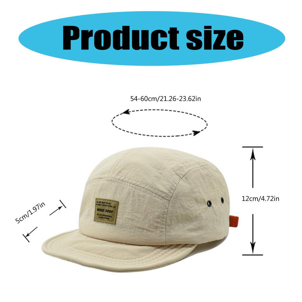 Outdoor Sport Hat Hiking Baseball Hat Short Brim Sunshade Vintage Aesthetics Breathable Sun Hat Sports Hat for Unisex