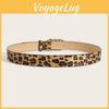 Womens Fashion Belt With Alloy Buckle And Leopard Pattern Pu Leather For Stylish Office Wear