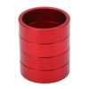 4 Pcs Aluminium Alloy   Headset Pad Bike Handlebar Stem Spacers 28.6x10mmCelsius1.13x0.39in for Mountain Bike Road Bike