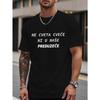 Europäische Größe Lässiges Kroatisches Herren-Kurzarm-Sommer-T-Shirt