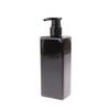 500ml Square PET Plastic Pump Bottles, Refillable and Durable – for Body Lotion, Shower Gel, Shampoo, and Liquid Soap