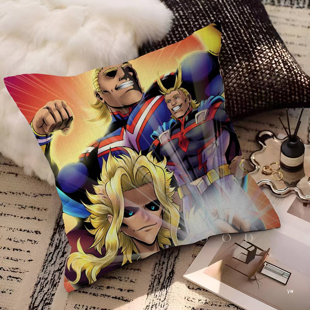 All Might My Hero Academia 45*45cm Cushion Cover Pillow Cover Decor Pillowcase Home Pillowcase For Couch Pillow