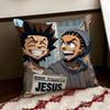 Cartoon ABoondocks Retro Cushion Cover Reversible Soft Durable Pillow Cover Home  Car MultiScene Use for Daily Comfort