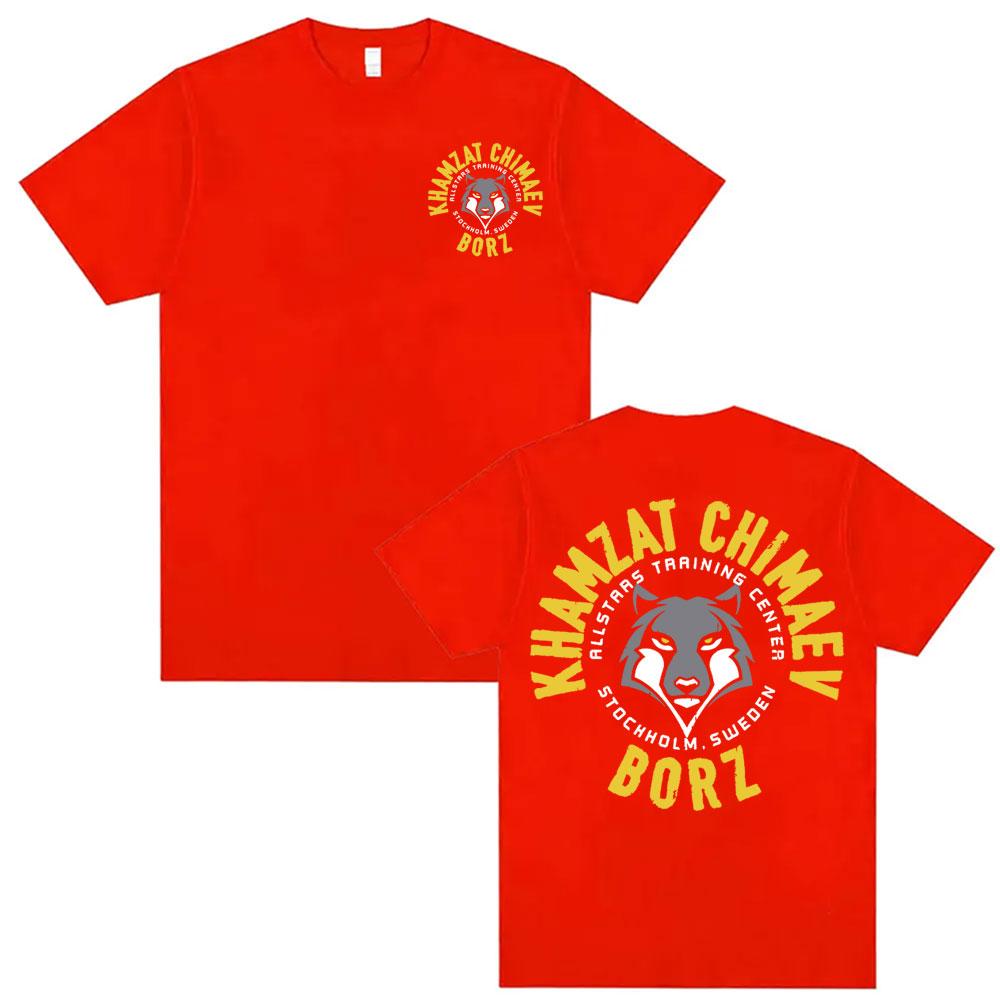 

Limited Khamzat Chimaev Logo Graphic T Shirts Men s Clothing Fashion Gothic Oversized T-shirts Unisex Casual 100% Cotton T Shirt 2XL