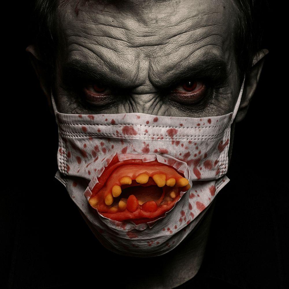 Ghost Blood Mittens Dress Up Cosplay Props Terrifying Blood Stain Masks  Prank