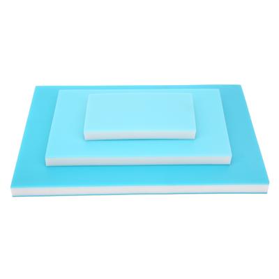 Triple Layered Rubber Block Stamping Engraving Carving Block PVC Rubber Block Blue White Blue