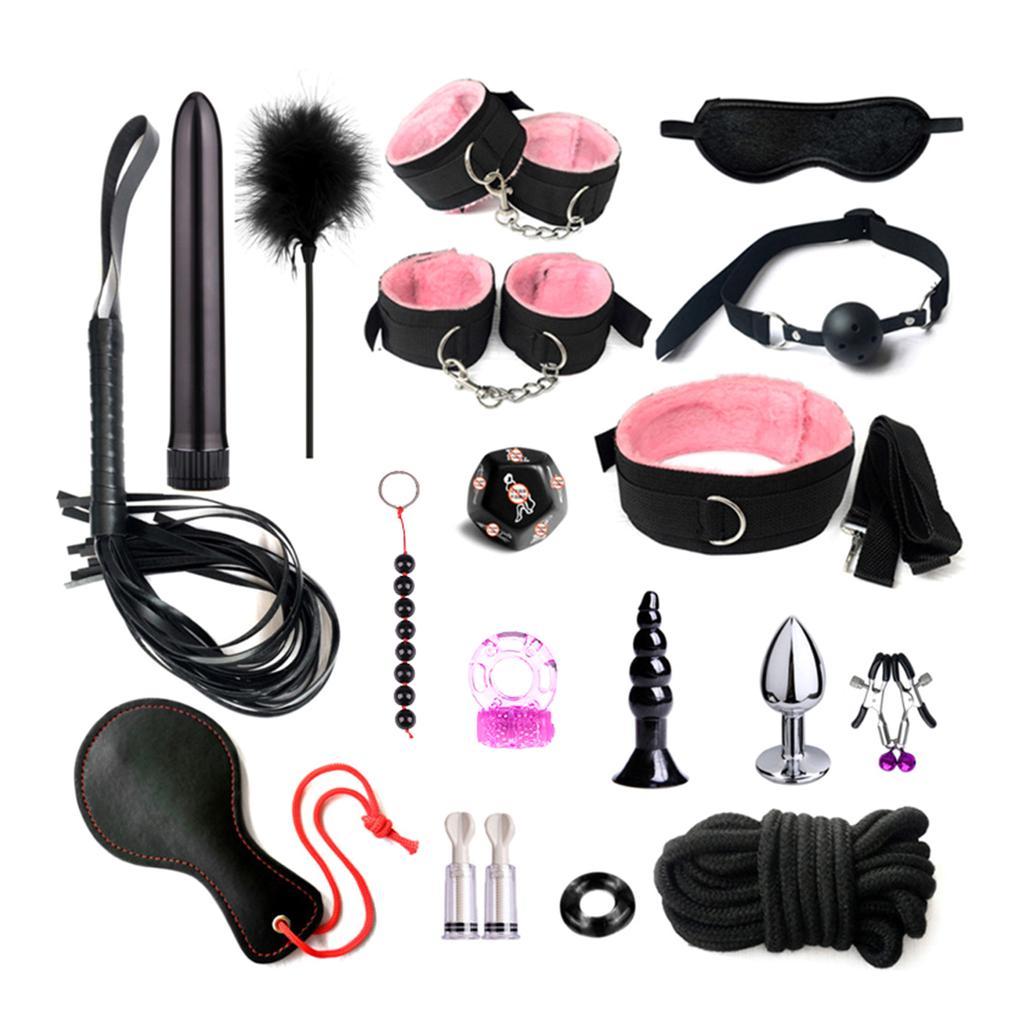 Sex BDSM Bondage Set Flirts Couple Restraint Ankle Cuffs Handcuffs Split Leg Bondage Female Tied Bondage Bundle SM Toys