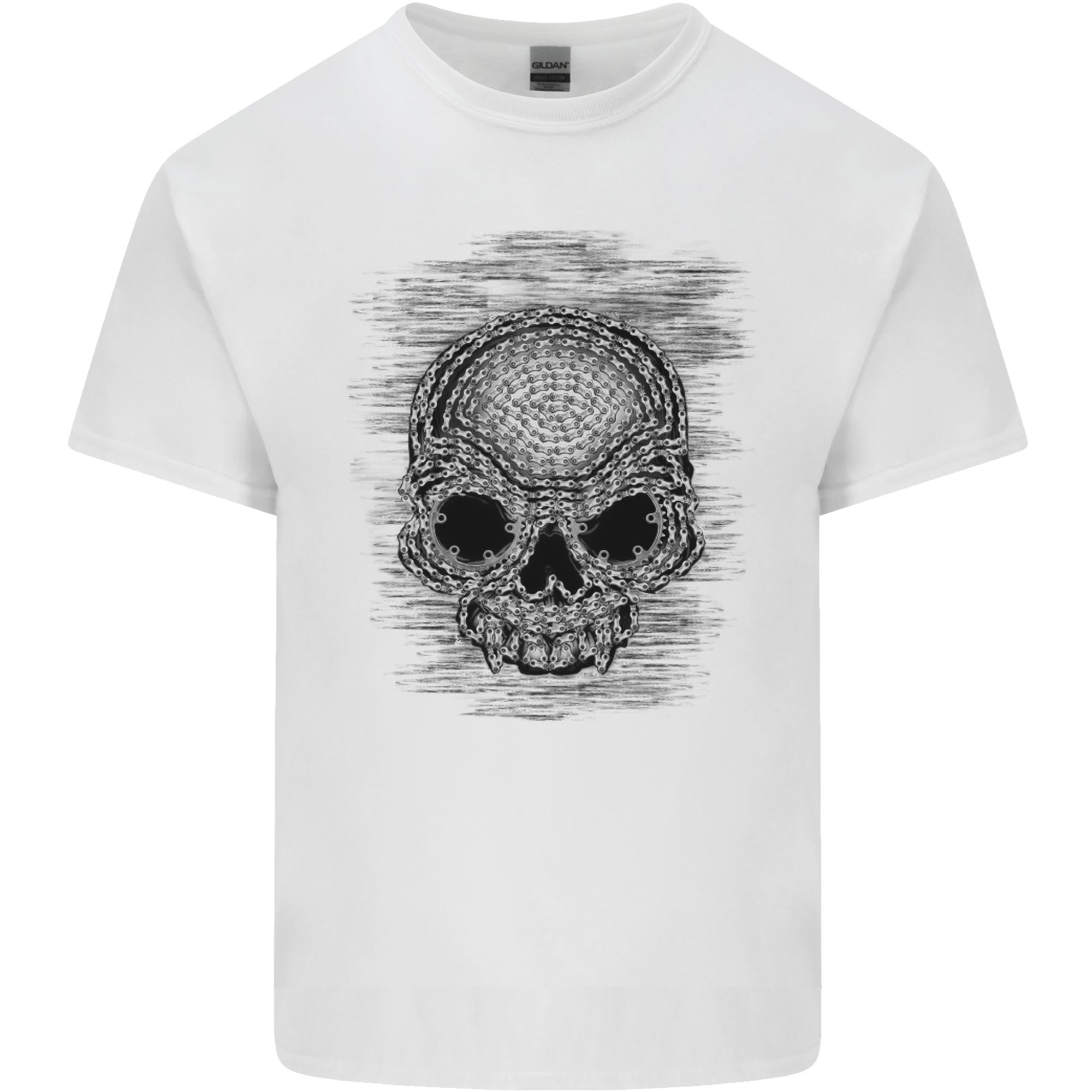 Skull of Chains Unisexs Light Cotton TShirt S
