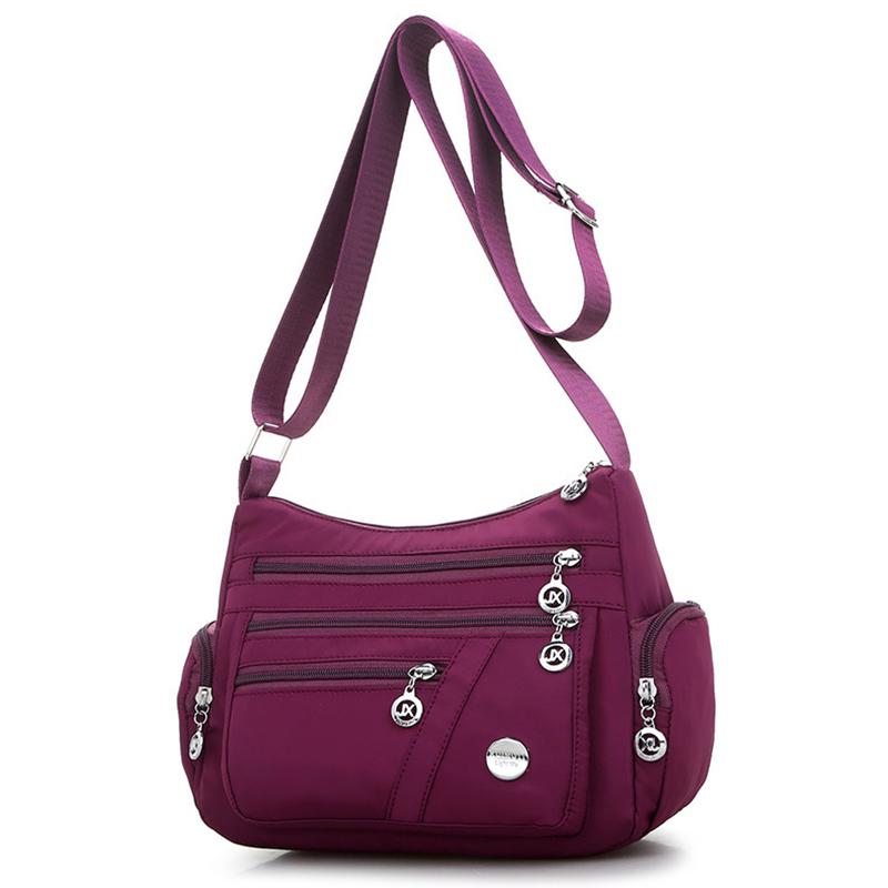 6 Colors Waterproof Nylon Bag  Women Single Shoulder Bag Crossbody Bag