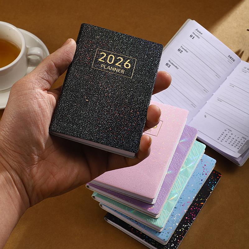 2026 A7 Agenda Book Pocket With Calendar Diary Weekly Planner Appointment Book School Office