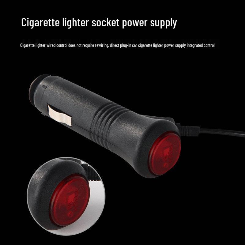 High-Power 12-LED Car Windshield Strobe Warning Light with Suction Cup