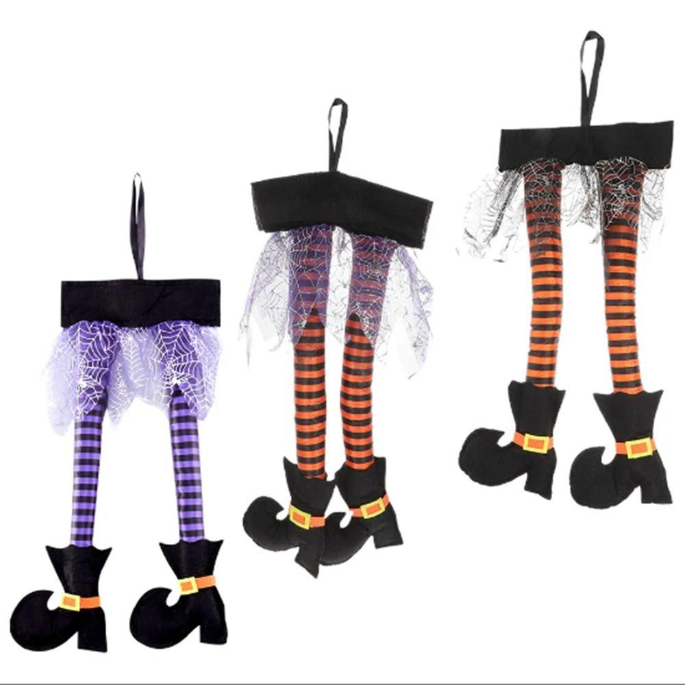 Witch Legs Witch Legs Ornament High Heel Halloween Hanging Witch Legs Easy Use   Shopping Mall