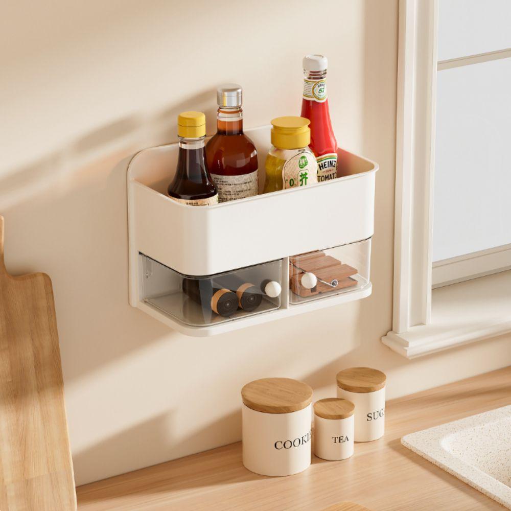 Large Capacity Wall Mounted Storage Box Multifunctional Desktop Storage Box  Home Organization
