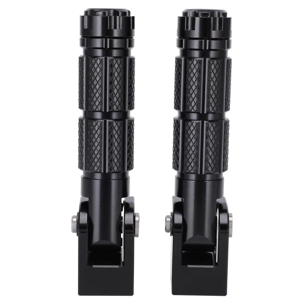 Runfarr Super 73 Foot Pegs with Bracket CNC Foot Rest Pedals Foot Pegs for Electric Bike Super 73 S1/S2/RX (Black)