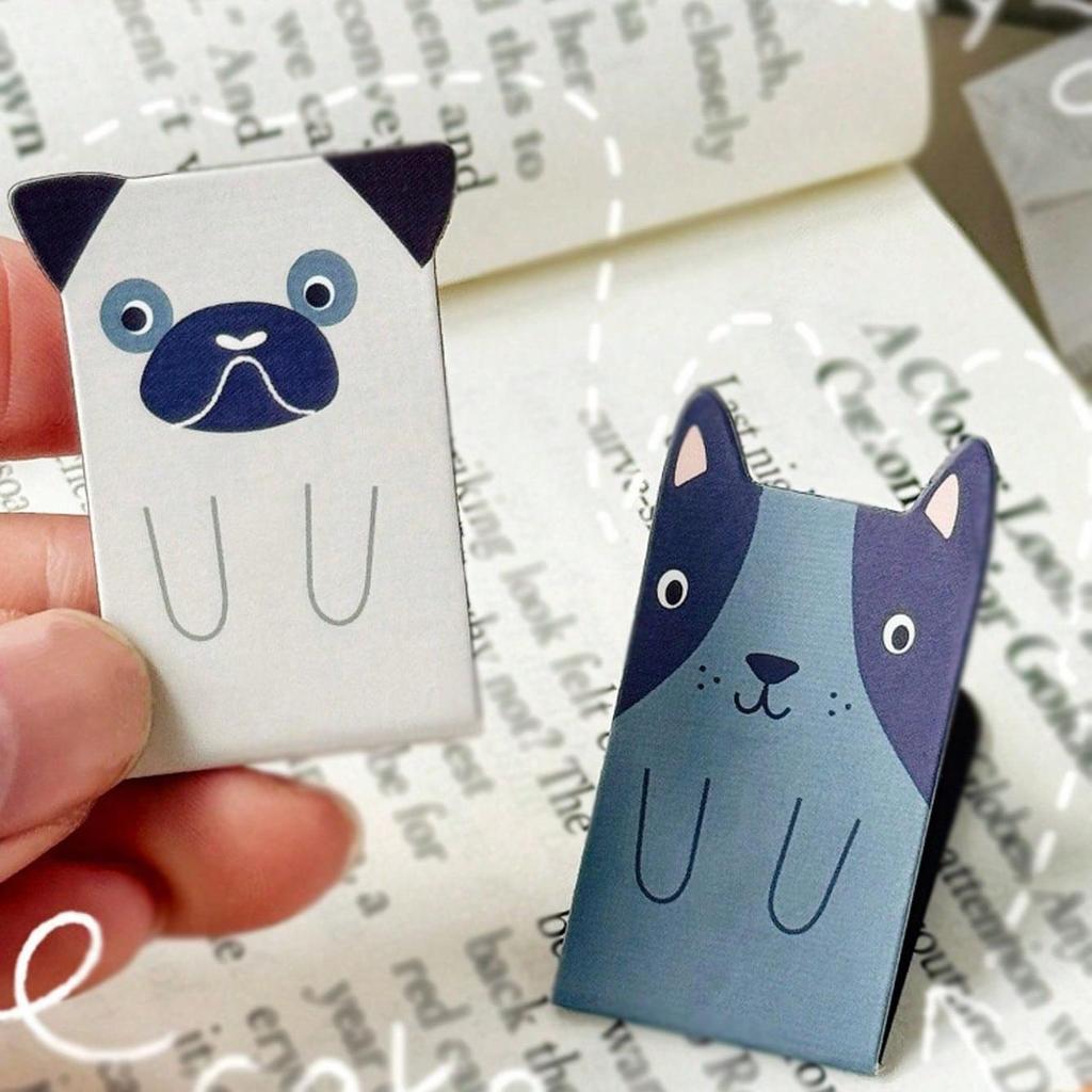 Creative Cartoon Animal Comic Magnetic Bookmarks Exquisite Cute Student Stationery Book Decor Gifts School Reading Books