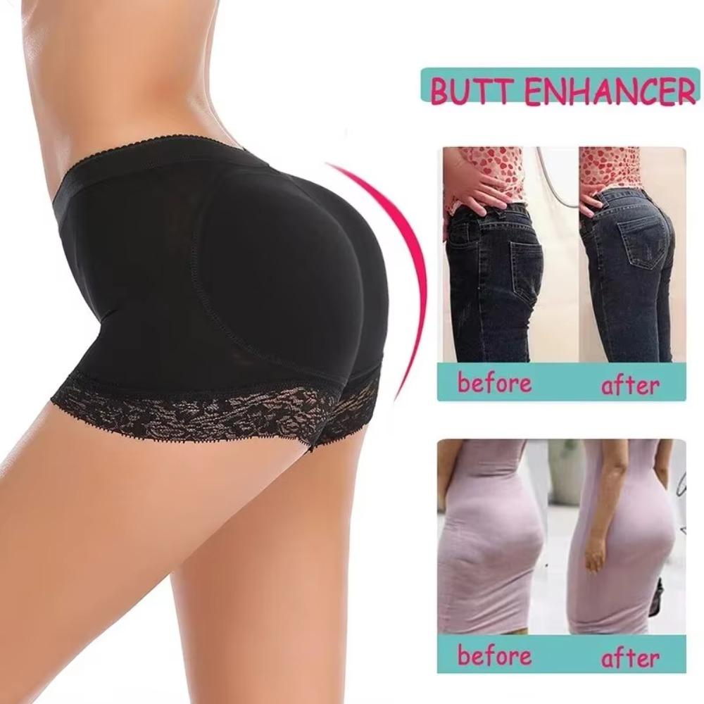 

Soft Padded Underwear Cotton Seamless Butt Hip Enhancer Panties New Butt Lifter Pantie Summer XL тілесний