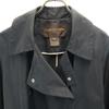 Louis Vuitton Made In France Trench Coat 40 Charcoal Women Used