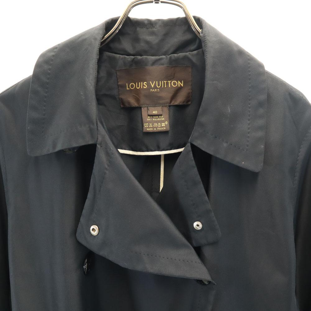 LOUIS VUITTON Made in France trench coat 40 charcoal Women Used