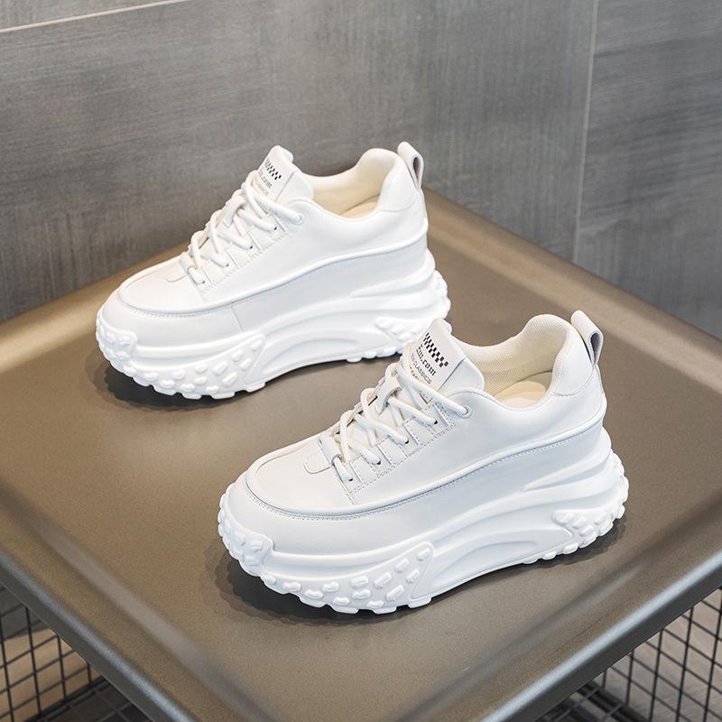 Sapatos casuais femininos de salto plataforma para primavera, outono e inverno, modelo de veludo com sola grossa