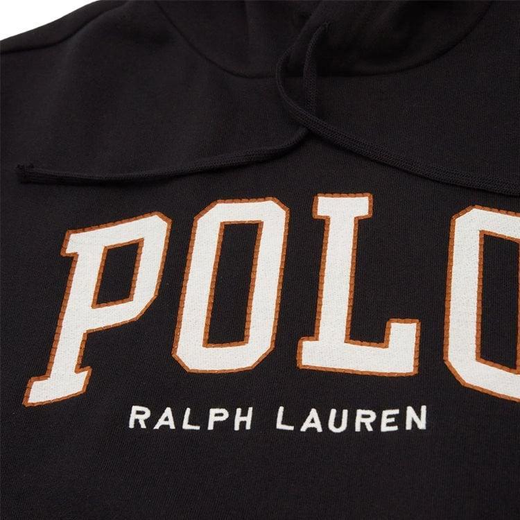 Polo Ralph Lauren Solid Color Hooded Pullover Casual Sweatshirt Men sweatshirt Black 710917886-006