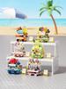 Creative Street View Series Mini Food Cart Building Blocks Toys Micro Blocks Educational Toys For Kids Gifts