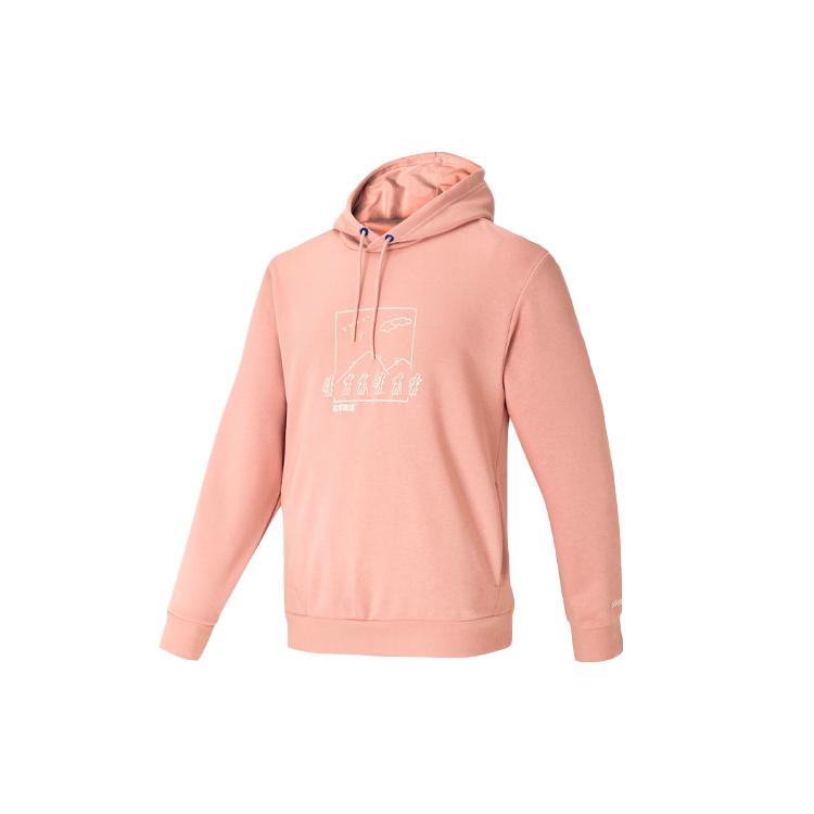Свитшоты Adidas Neo Унисекс Розовые С капюшоном Средняя посадка Обычные HT8817 XS