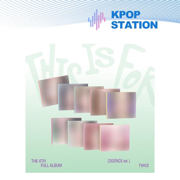 

[Pre-order] (+shop gift) TWICE - 4th Album [THIS IS FOR] (DIGIPACK ver.) [Random Version] TZUYU