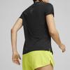 Puma Run Favorites Velocity Tee Solid Color Casual Breathable Round Neck Short Sleeve T-Shirt Women Tops Black 525463-01