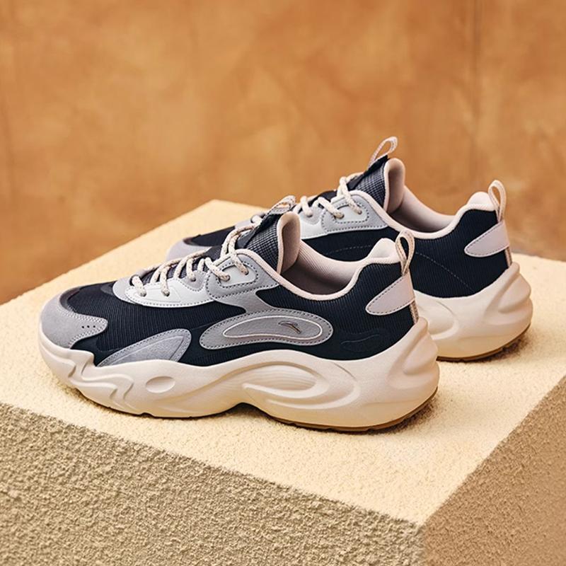 Anta Xingyun Slip Resistant Abrasion Resistant Slip Resistant Abrasion Resistant Low top Chunky Sneakers Men's 112438856-3