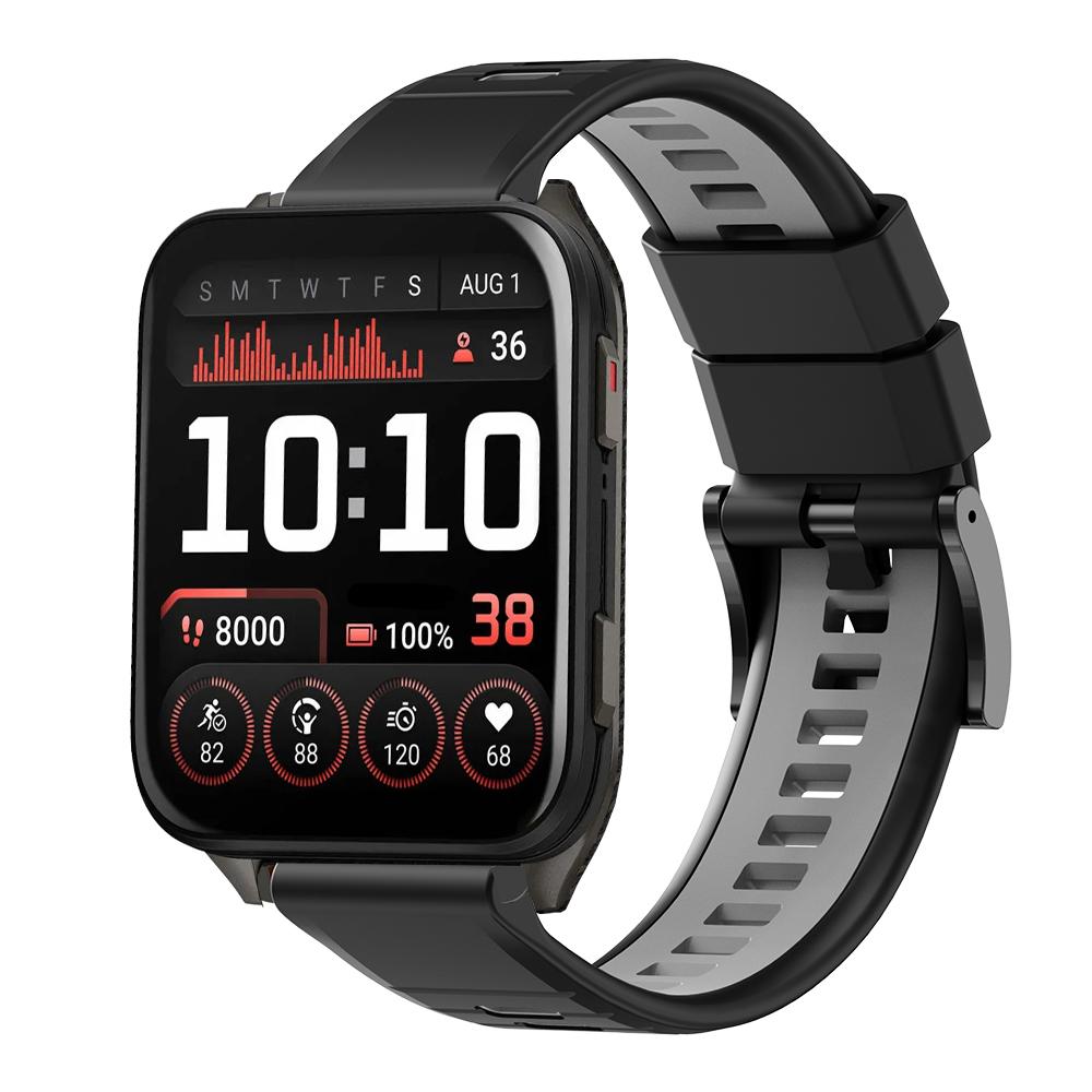 Športový dvojfarebný silikónový 24mm remienok pre Garmin Venu X1 Náramok pre Garmin Venu X1 TicWatch Pro 5 Enduro Remienok na hodinky