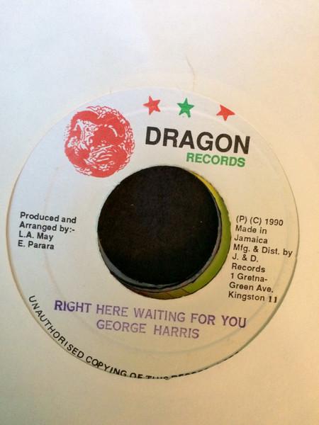 

7inch Record GEORGE HARRIS - Right Here Waiting For You NONE Dragon Records 1990 Japan Reggae, Ska & Dub Used